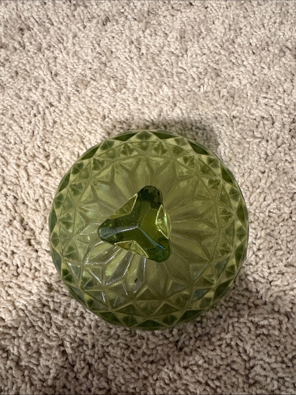 Vintage glass butter dish - Picture 4 of 5